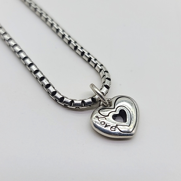 🎉HP🥳 Brighton "GOLDEN SPRING" Two-Tone Chain Bracelet w "Love" Heart Charm! - Picture 6 of 9